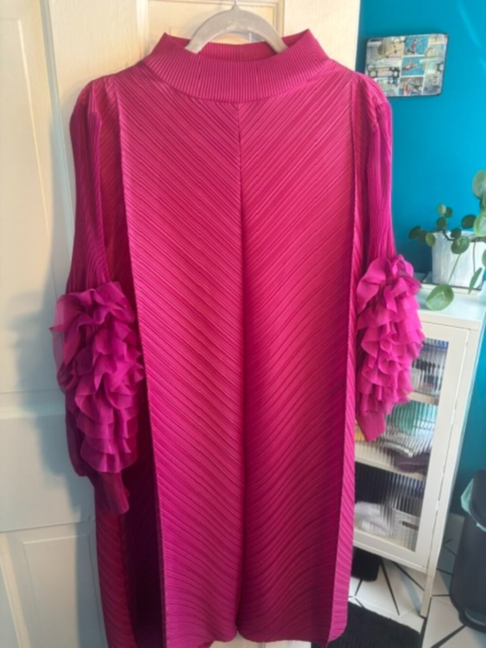 Kate Hewko Magenta Dress, One-Size Showstopper!